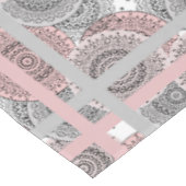 Retro, Retromuster, blau und rosa, elegant Tischdecke (Schrägansicht)