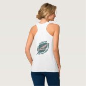 Retro-Rettung der Haie Tank Top (Rückseite Vollansicht)