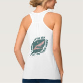 Retro-Rettung der Haie Tank Top (Rückseite)
