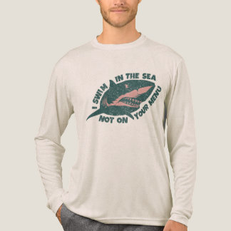 Retro-Rettung der Haie Tri-Blend Shirt