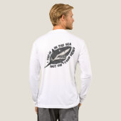 Retro-Rettung der Haie Tri-Blend Shirt (Voller Rücken)