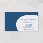 Retro reversible dunkelgrüne Mitte des Jahrhundert Visitenkarte (Rückseite)