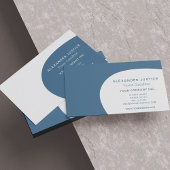 Retro reversible dunkelgrüne Mitte des Jahrhundert Visitenkarte