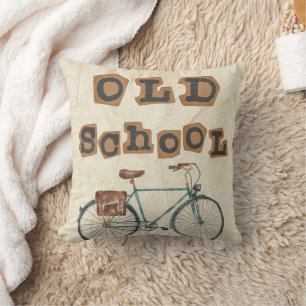 Retro Reversible Throw Pilze Kissen