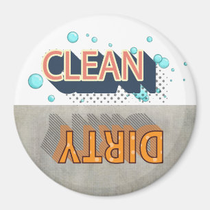 Retro-reversibler Geschirrspüler mit sauberer Wä Magnet