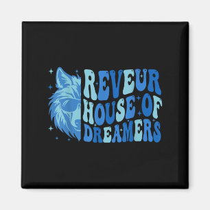 Retro Reveur House of Dreamers Blue Wolf Team Spir Magnet
