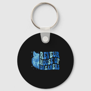 Retro Reveur House of Dreamers Blue Wolf Team Spir Schlüsselanhänger