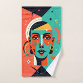 Retro-Revival Badhandtuch Set (Handtuch)