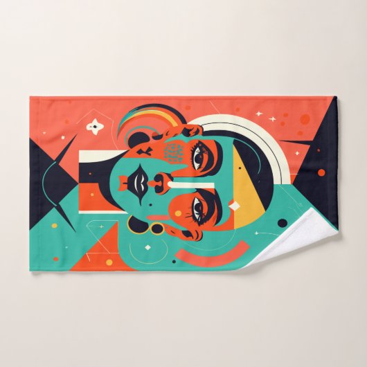 Retro-Revival Badhandtuch Set (Handtuch)