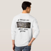 "Retro Revival: Vintage Vibes T - Shirt" T-Shirt (Schwarz voll)