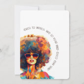 Retro Rewind 50. Geburtstag Shindig Party Einladung (Rückseite)