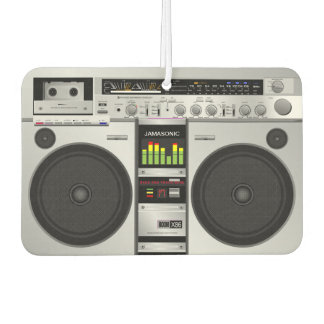 Retro Rewind: Anpassbare Boombox-Grafik der 80er J Autolufterfrischer