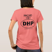 Retro Rewind/DHP Combo Ladys Ringer-Stil T-Shirt (Rückseite)