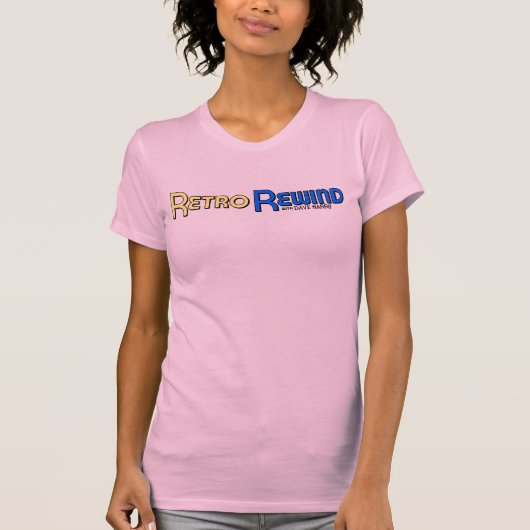 Retro Rewind/DHP kombinierte Babydollart T-Shirt (Vorderseite)