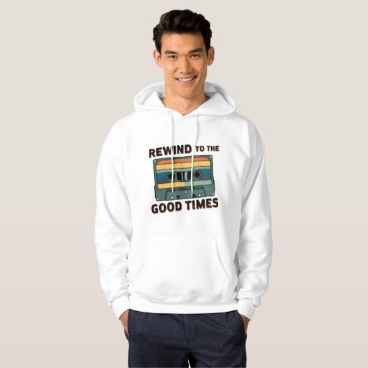 Retro Rewind Men Hoodie (Vorne ganz)