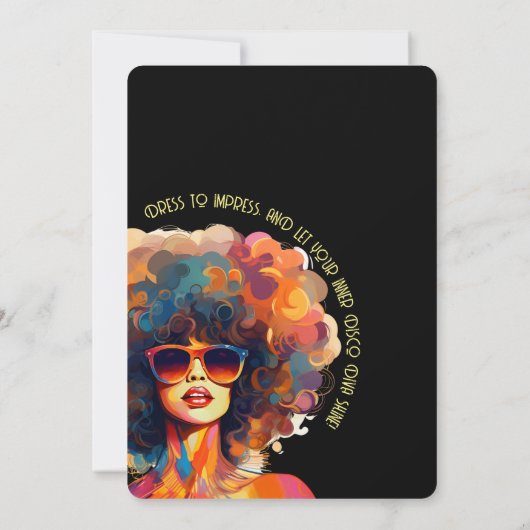 Retro Rewind Weihnachts-Party Einladung (Rückseite)