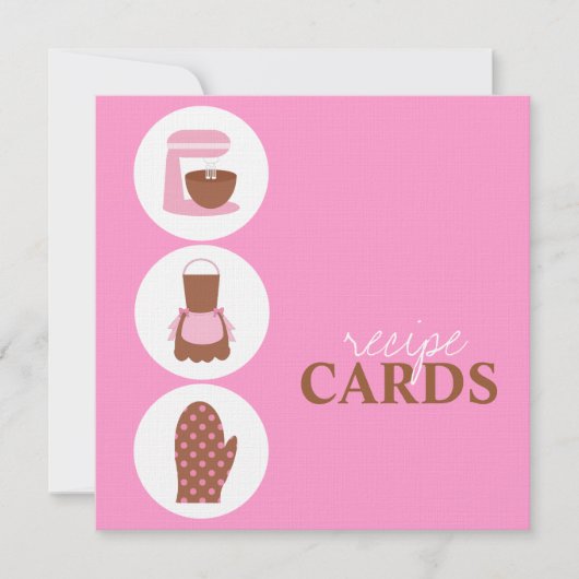 Retro-Rezept-Karten (Vorderseite)