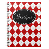 Retro Rezept Küche Notebook Geschenk Notizblock (Vorderseite)