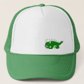 Retro Rhinelander Hodag Hut Truckerkappe (Vorderseite)