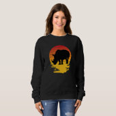 Retro Rhino Chubby Unicorns Fat Rhino Sweatshirt (Vorne ganz)