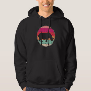 Retro Rhino Vintag Rhino Silhouette Safari Hoodie