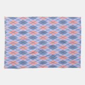 Retro rhombisches Muster. Geschirrtuch (Horizontal)