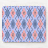 Retro rhombisches Muster. Mousepad (Vorne)