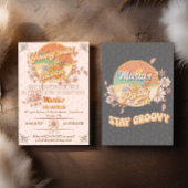 Retro-Rhythmus der ultimative Groovy 11. Geburtsta Einladung