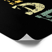 Retro Ride Dirt Bike Motocross Motorradfahrer Poster (Ecke)