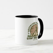 Retro Riesengebirge Wandern Tasse (VorderseiteRechts)