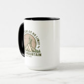 Retro Riesengebirge Wandern Tasse (Vorderseite Links)