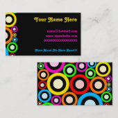 Retro Ring-Tapete Visitenkarte (Vorne/Hinten)