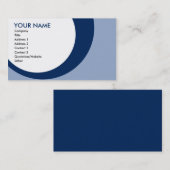 Retro Ringe: M: Blues Visitenkarte (Vorne/Hinten)