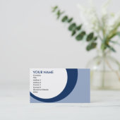 Retro Ringe: M: Blues Visitenkarte (Stehend Vorderseite)