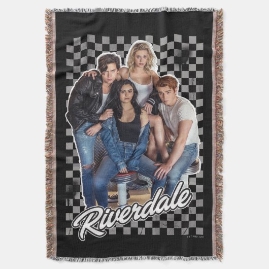 Retro Riverdale Group Graphic Decke (Vorderseite Vertikal)