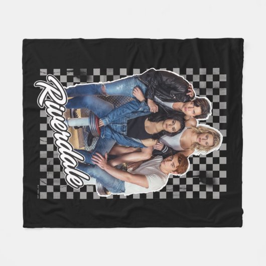 Retro Riverdale Group Graphic Fleecedecke (Vorderseite (Horizontal))