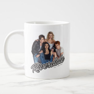 Retro Riverdale Group Graphic Jumbo-Tasse