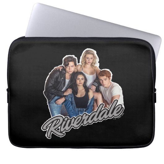 Retro Riverdale Group Graphic Laptopschutzhülle (Vorderseite)