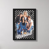 Retro Riverdale Group Graphic Leinwanddruck (Vorderseite)