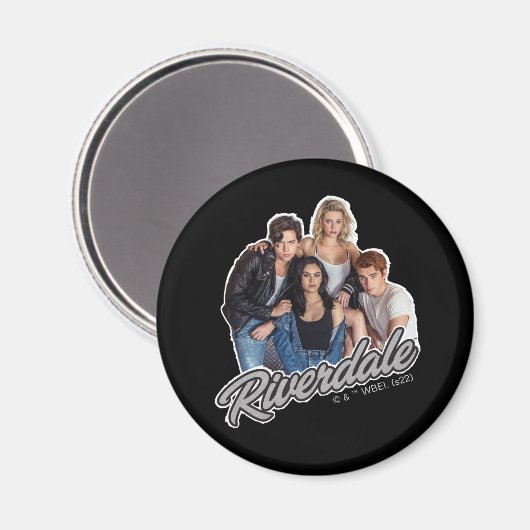 Retro Riverdale Group Graphic Magnet (Vorderseite/Rückseite)