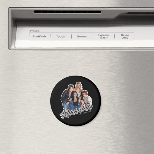 Retro Riverdale Group Graphic Magnet (In Situ (Geschirrspüler))