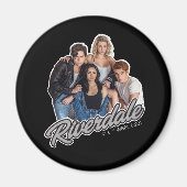 Retro Riverdale Group Graphic Magnet (Vorne)
