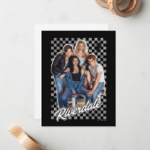 Retro Riverdale Group Graphic Mitteilungskarte (Vorderseite/Rückseite Beispiel)