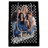 Retro Riverdale Group Graphic Mittlere Geschenktüte (Rückseite)