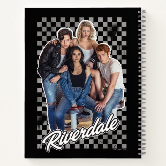 Retro Riverdale Group Graphic Notizblock (Rückseite)
