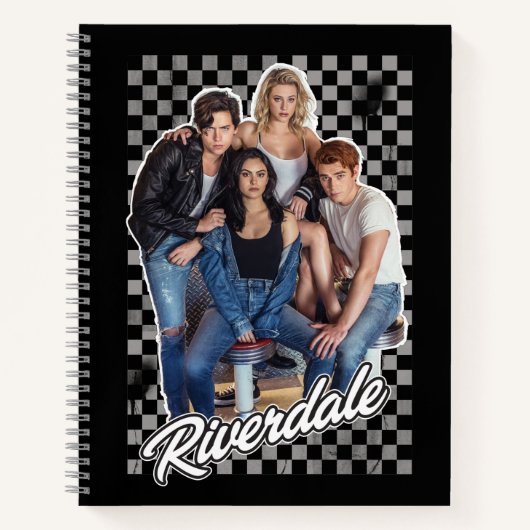 Retro Riverdale Group Graphic Notizblock (Vorderseite)