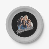 Retro Riverdale Group Graphic Pappteller (Vorderseite)