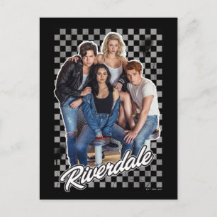 Retro Riverdale Group Graphic Postkarte