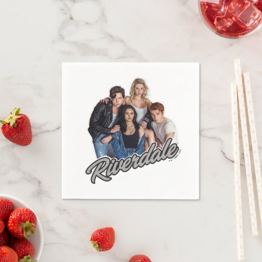 Retro Riverdale Group Graphic Serviette (Beispiel)