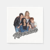 Retro Riverdale Group Graphic Serviette (Vorderseite)